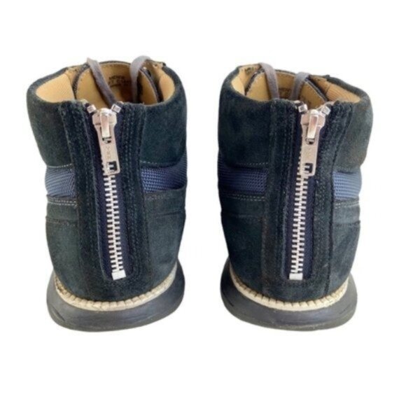 Cole Haan Grand OS Suede Canvas High Top Sneakers - Picture 7 of 9